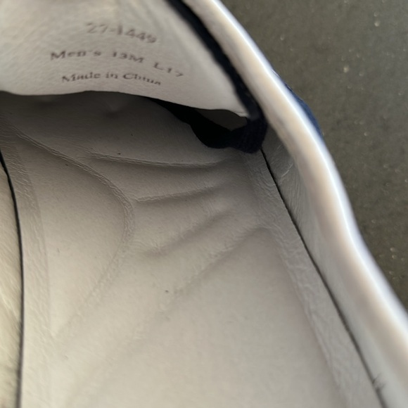 Men's Johnson & Murphy 1850 Dark Blue Suade Shoes! Perfect condition. - Picture 3 of 6